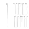 24 Inches Single Stem Plant Support Stakes Steel Garden Stakes