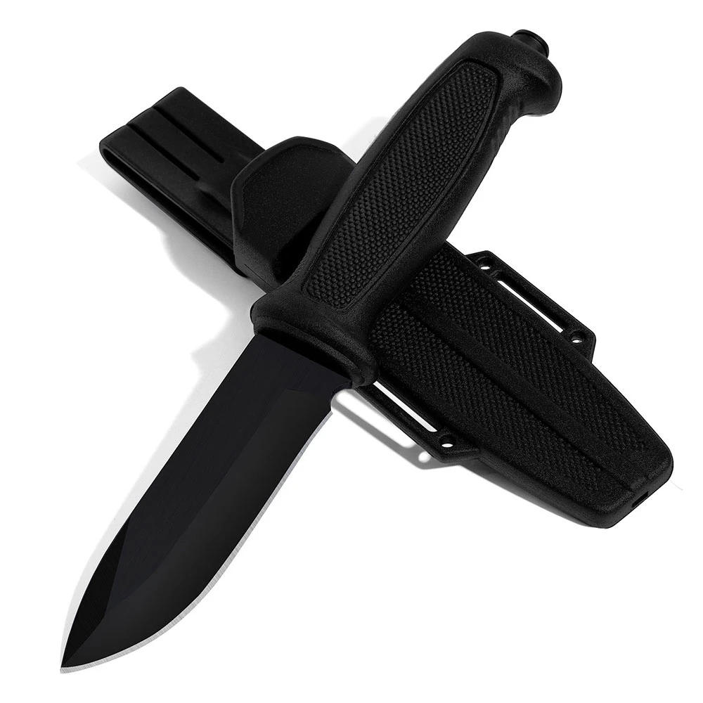 Outdoor Edc Duty Knife Stainless Steel Survival Jungle Fixed Blade
