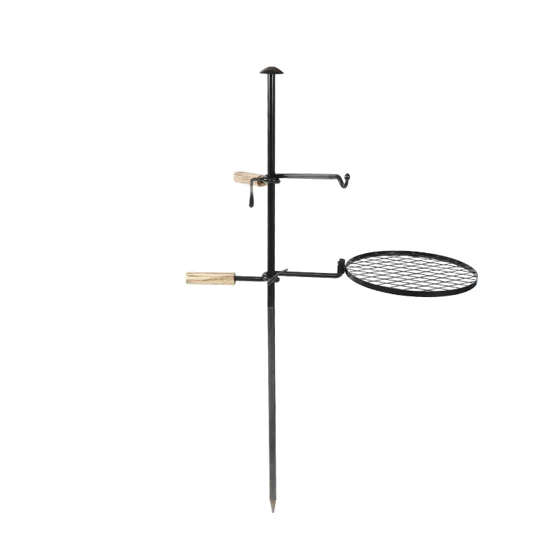 Outdoor Adjustable Grill Camping Dutch Oven Tripod Cooker Campfire