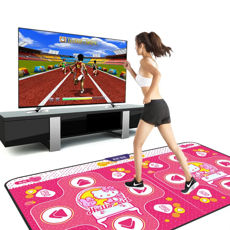 
Wireless dance mat Computer TV interface dual-use Run Lose weight Somatosensory dancing machine 