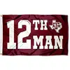 Custom Texas A&M 12th Man College Flag