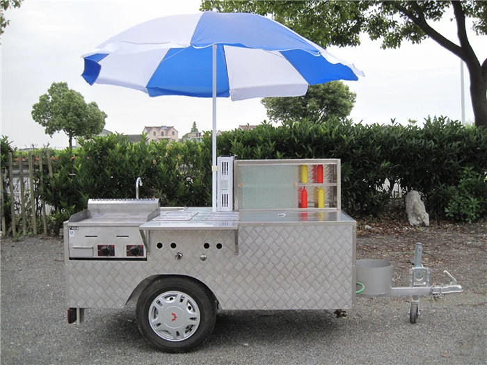 100 Buyers Use Bicycle Hot Dog Vending Cart Grill For Sale Burger And