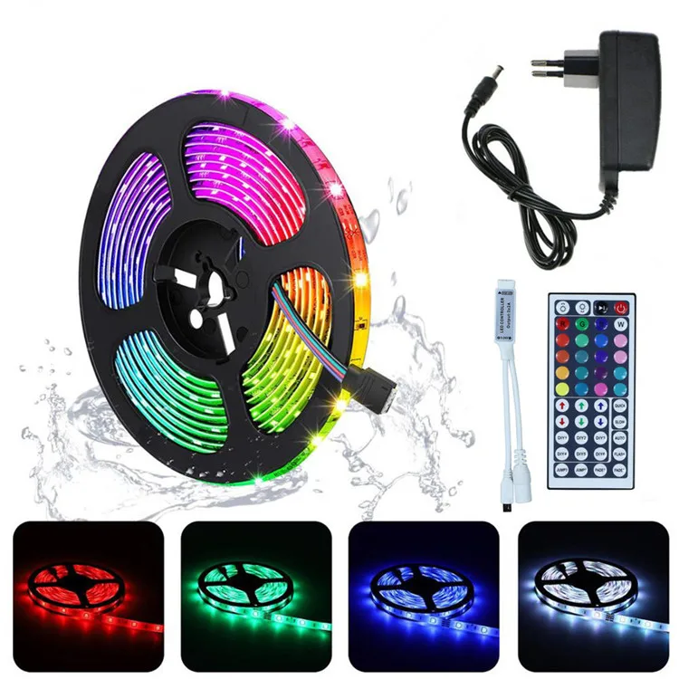 Wireless Led Strip Kit WiFi LED Strip Lights, MINGER 16.4ft Waterproof Wireless Smart Phone ...