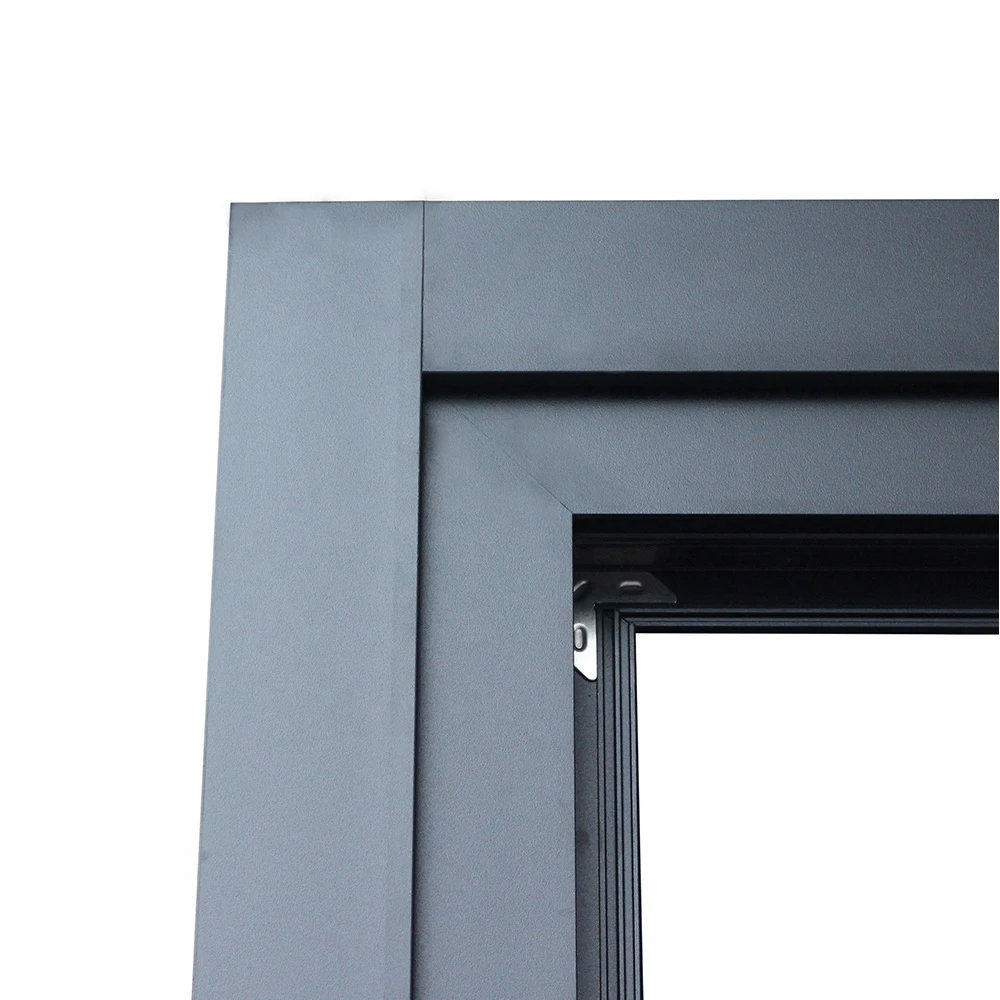 NFRC AS2047 standard custom external 4 panel folded aluminum profile frame glass bifold door