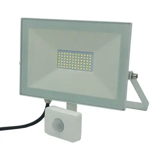 50W LED Floodlight With PIR Motion Sensor LED Outside Flood Lights