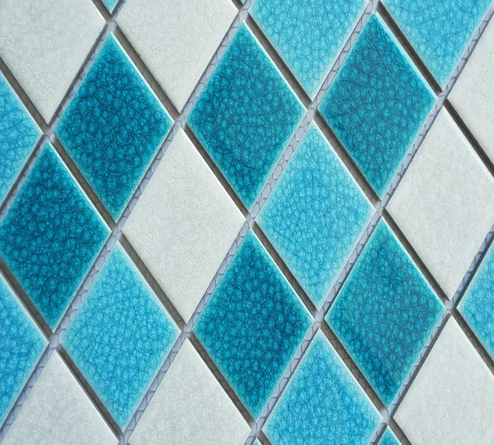 Hexagon Tile Chinese Backsplash Wooden White Porcelain Mosaic