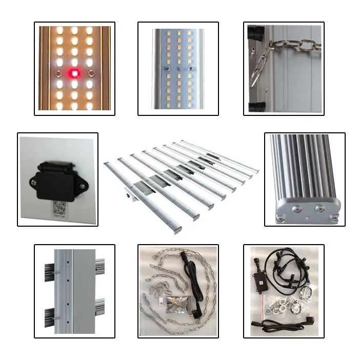 Indoor grow light wholesale china liner led grow light bar 8 bars 800W LED light grow