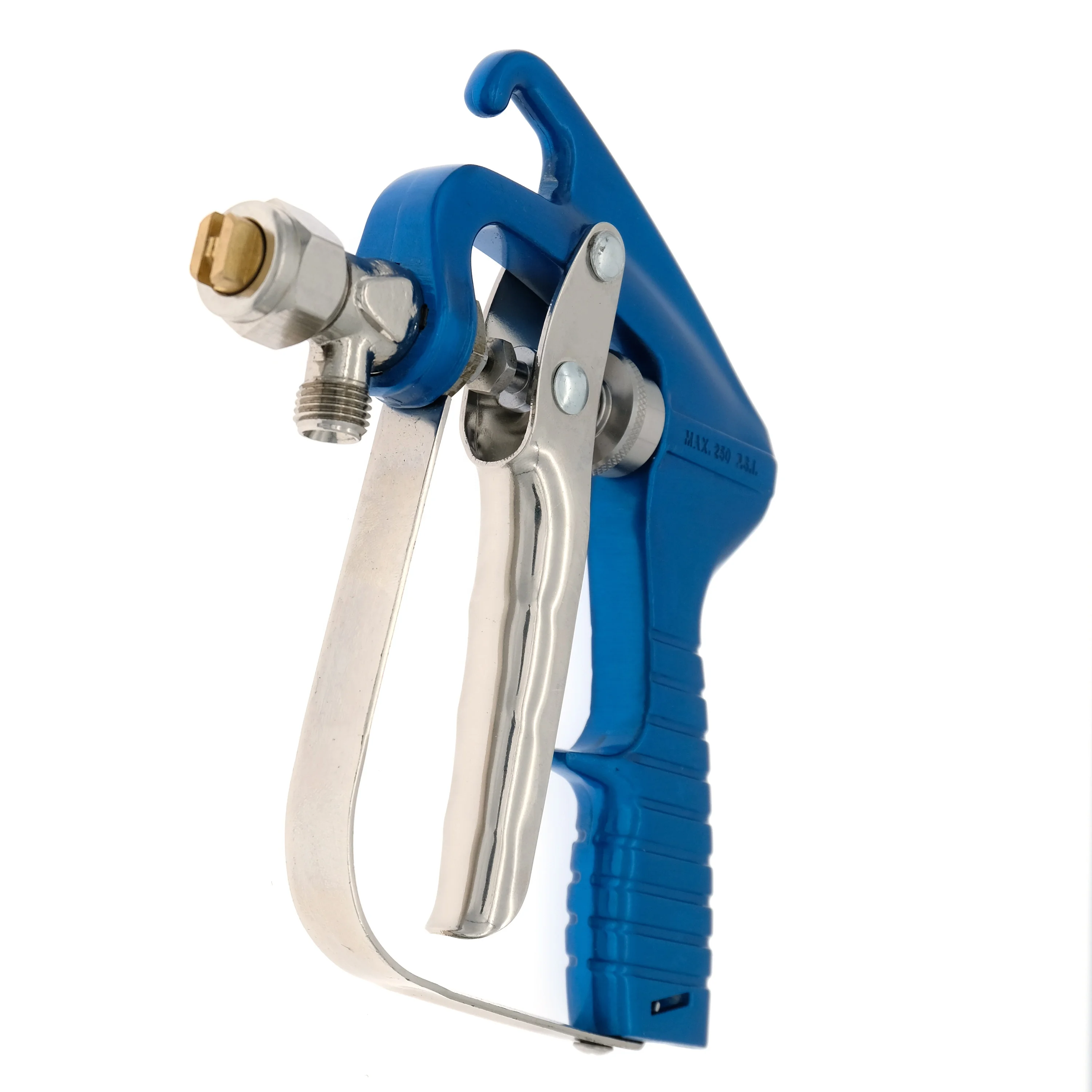 High Pressure Glue Spray Gun Gel Coat Spray Gun Airless Paint Sprayer Silver Blue Contact