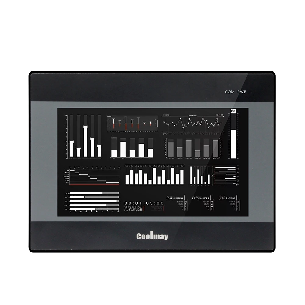 Nhà Máy Giá Fx Plc 7Inch HM Điều Khiển Hỗ Trợ Modbus RTU/TCP Giao Thức PT100 Nhiệt Độ Điều Khiển EX3G-70KFH-38MT