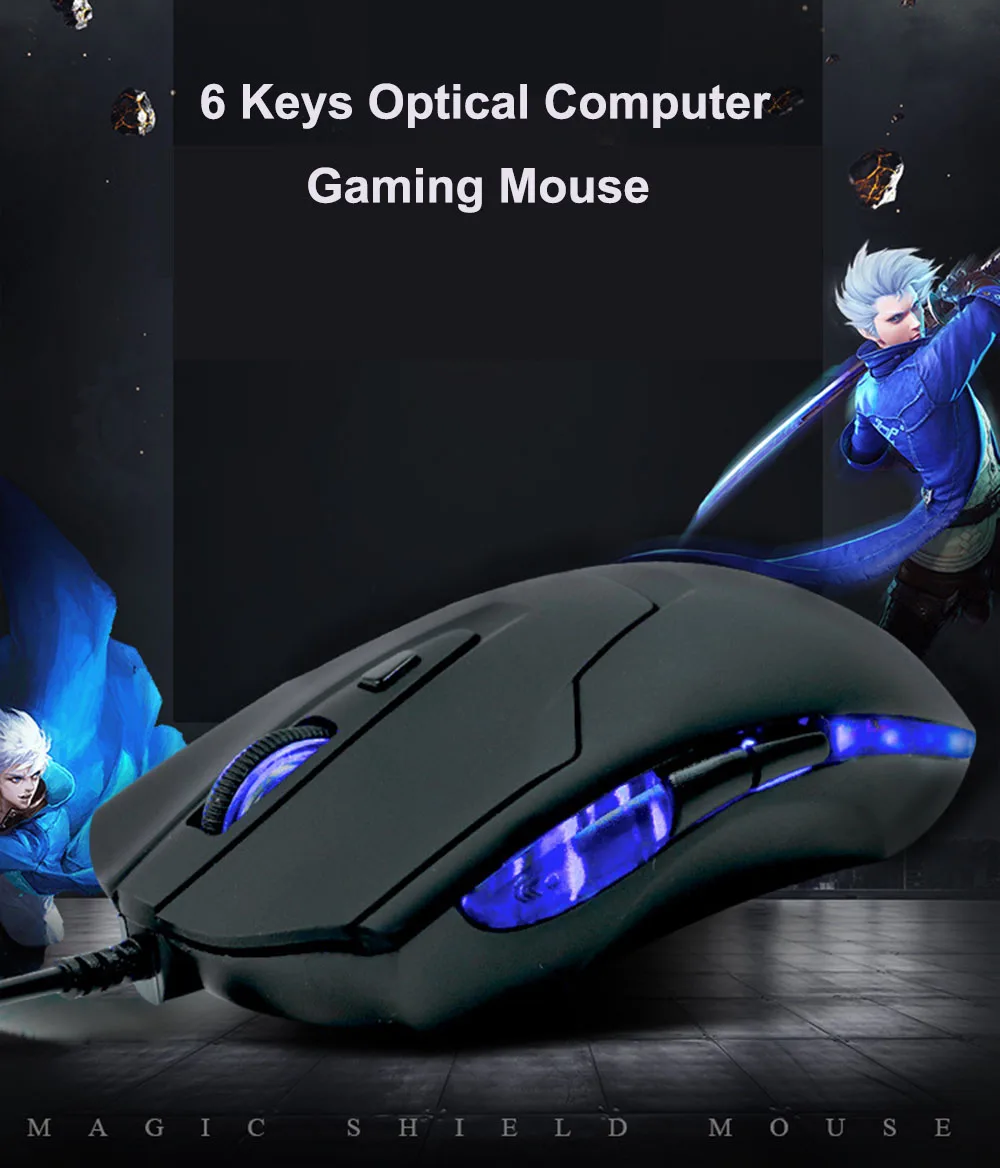 6 Keysusb有線光学コンピューターゲーミングマウス2400dpi3dプロフェッショナルゲームマウス 青色ledライト付きデスクトップラップトップ用発光 Buy 6 キーゲーミングマウス 光学式マウス 有線マウス Product On Alibaba Com
