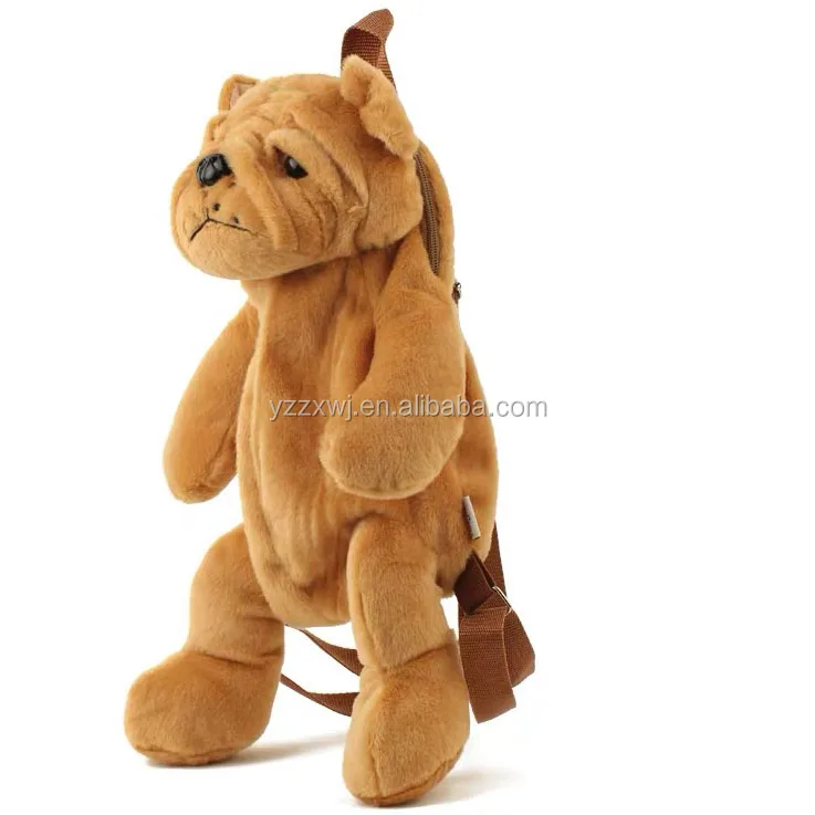 Free Sample Stuffed Animal Kids Teddy Bear Backpack Plush Toy Plush