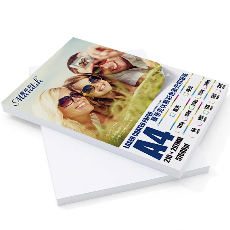 White Double Glossy 250g A4 Laserjet Photo Paper Buy Laserjet Photo