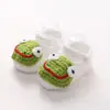 Hand Knit Frog Baby Booties Custom Knit Baby Crochet Shoe
