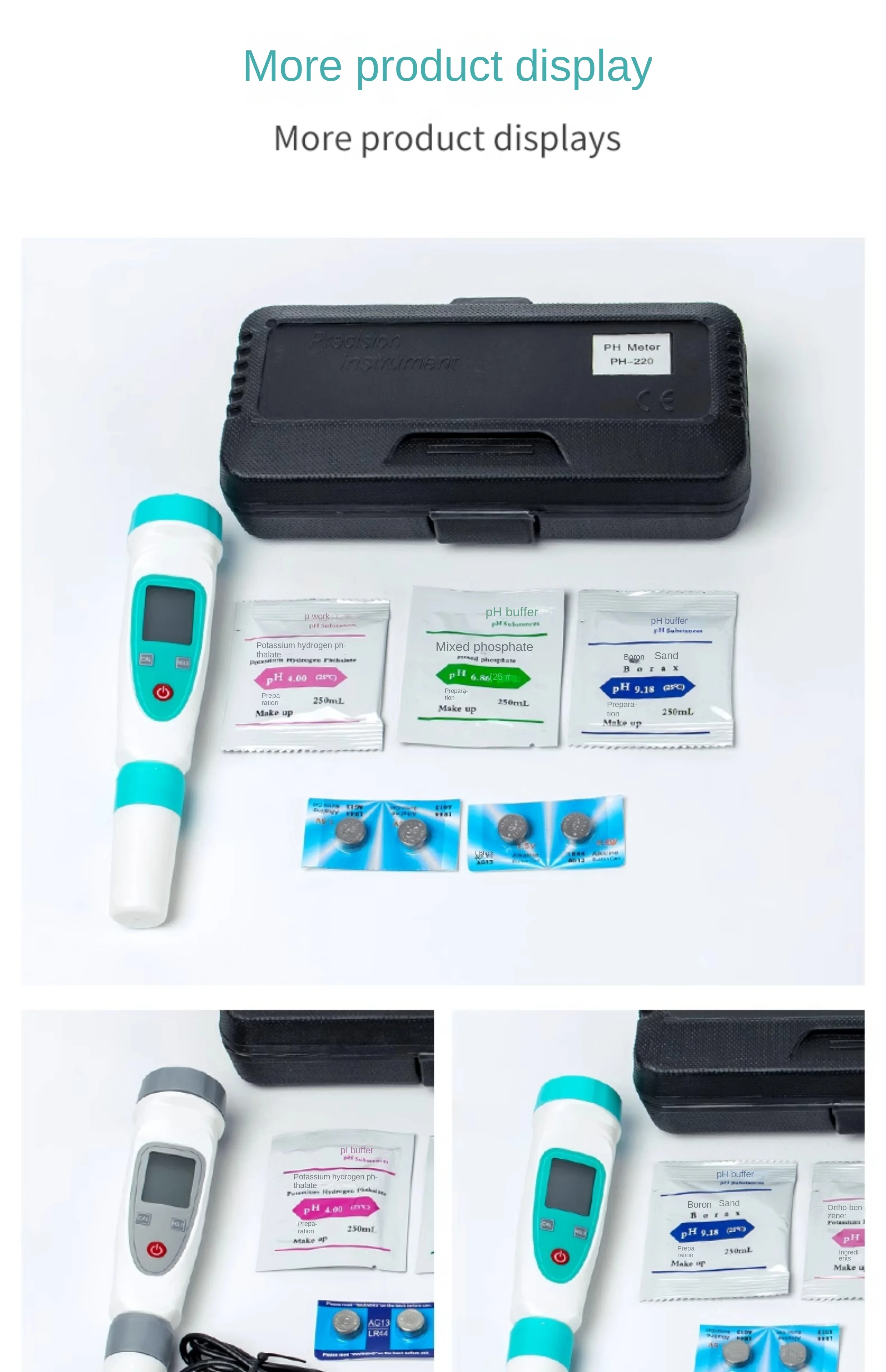 BKMAMLAB Portable Digital pH Meter Pen Biological Quality Tester for ...