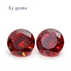 Hot sale high quality 10mm AAA ruby gemstone round garnet cubic zirconia