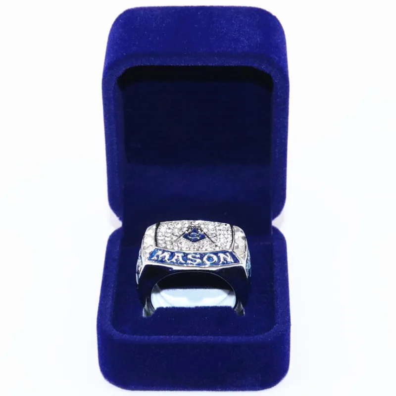 zinc alloy hot selling master masonic championship rings for