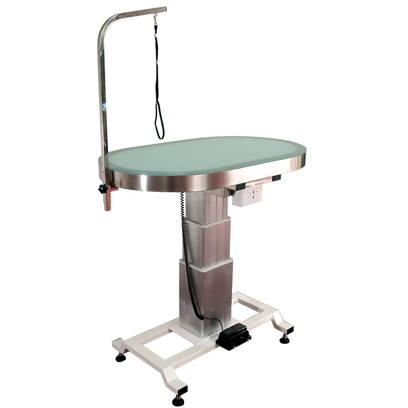 New Design Round Led Electric Large Lifting Pet Dog Grooming Table With