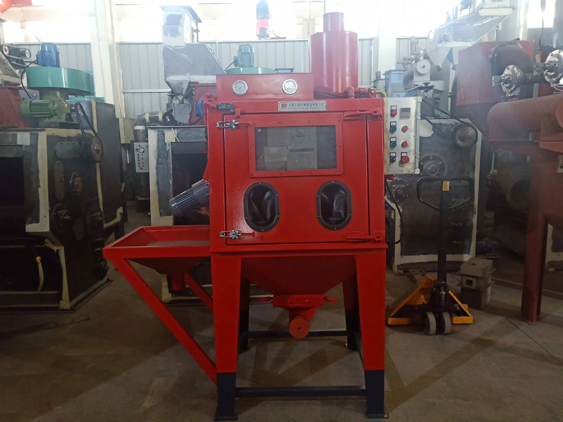 9080a2d Industrial Used Machine Sand Blaster Cleaning Sandblasting