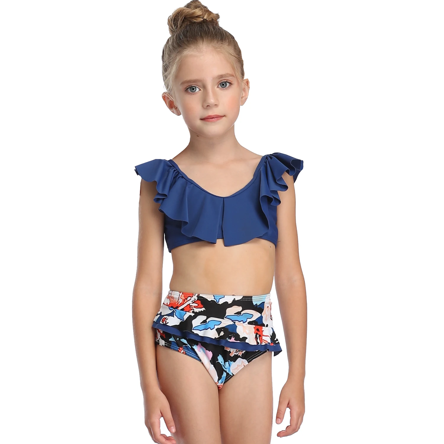 children's high waisted bikini