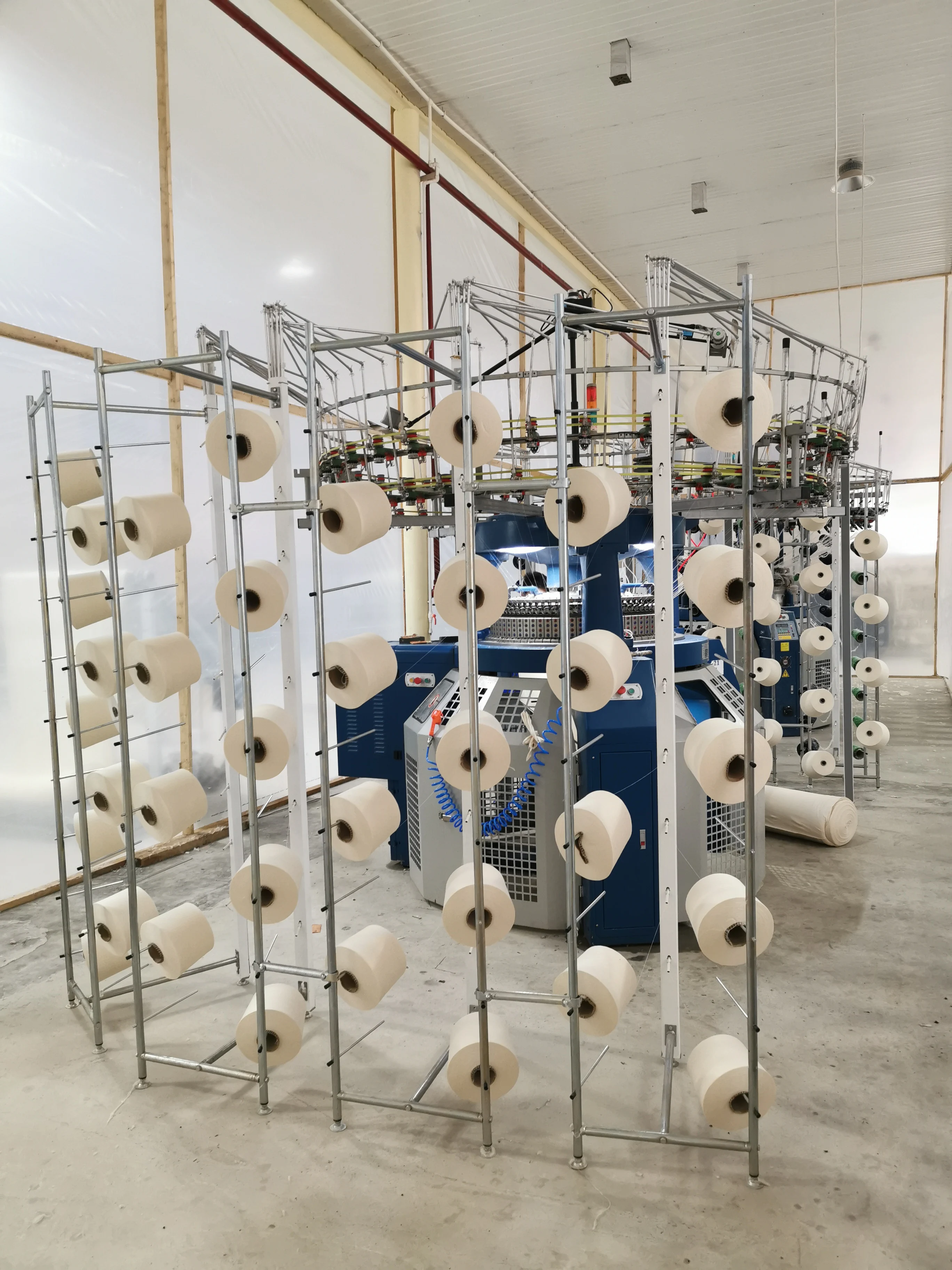 高速单面针织开口宽度圆机全自动针织机 groz beckert 针使用