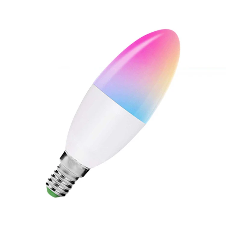 WiFi Smart Light Bulbs Alexa voice control remote control full-color Smart Light Bulbs Smart Home WiFi LED right bulbs