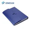 solid color A4 PP plastic 6 pocket filling folder file organizer wallet with elastic closure from china