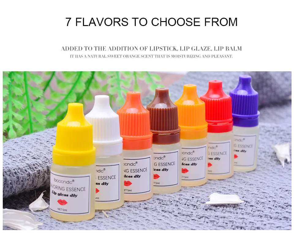 Natural Flavoring Oil For Lip Gloss 5ml Handmade Food Grade Aroma