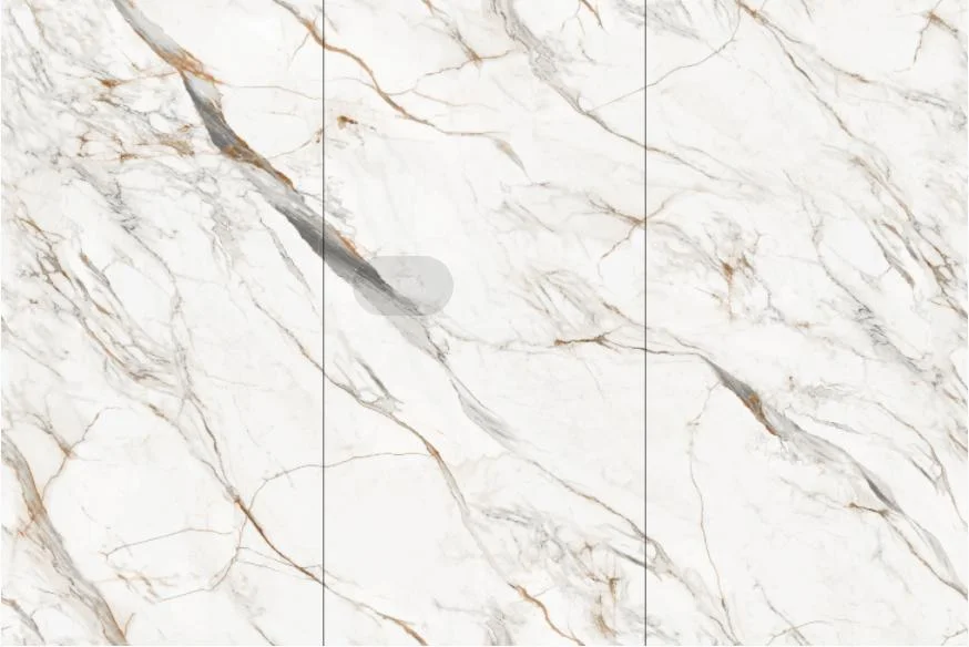 Carrara Calcutta Gold Porcelain Slab Polished Floor Tiles Sintered ...