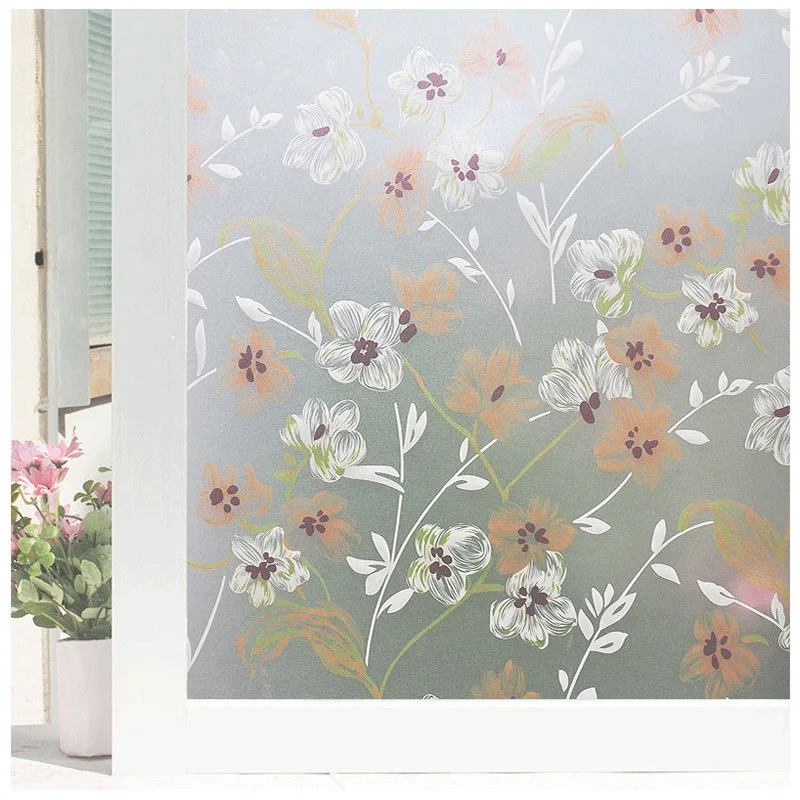 Hot Low Price Decorative Pvc Self Adhesive Window Film With Frosted