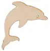 Wood Cutouts, Unfinished Wooden Cutouts, Octopus, Shark, Whale, Dolphin Shapes for DIY Arts and Crafts Projects