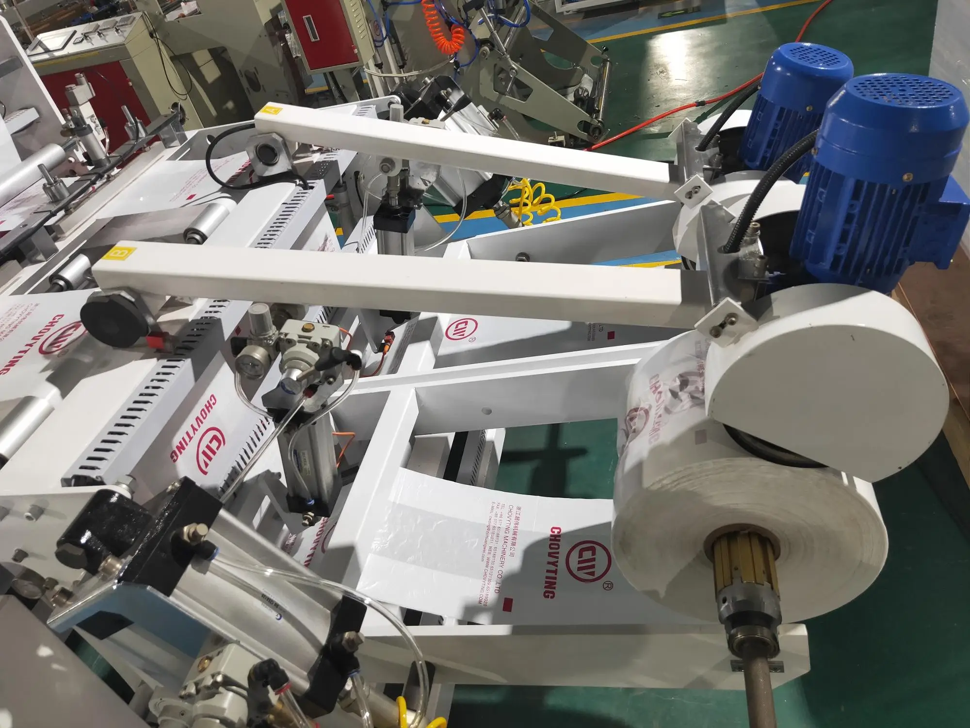 Factory Price Automatic Plastic Pe Supermarket Handle Carrier Vest