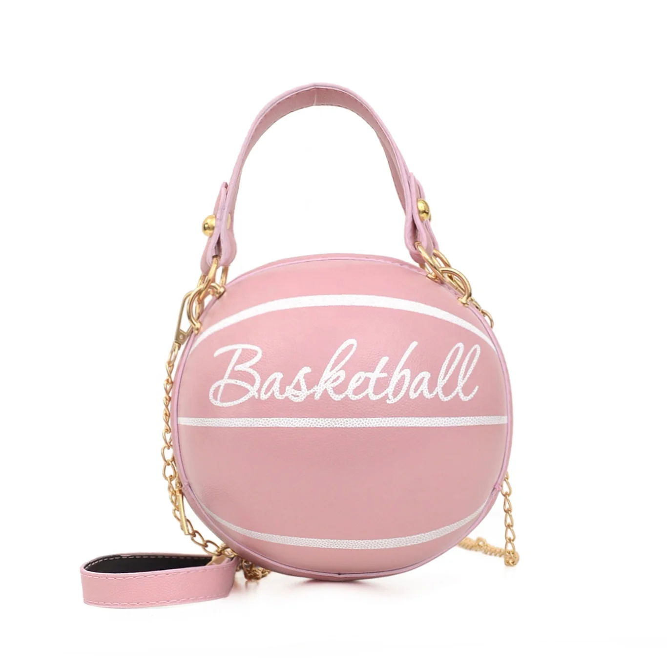 pink basket bag