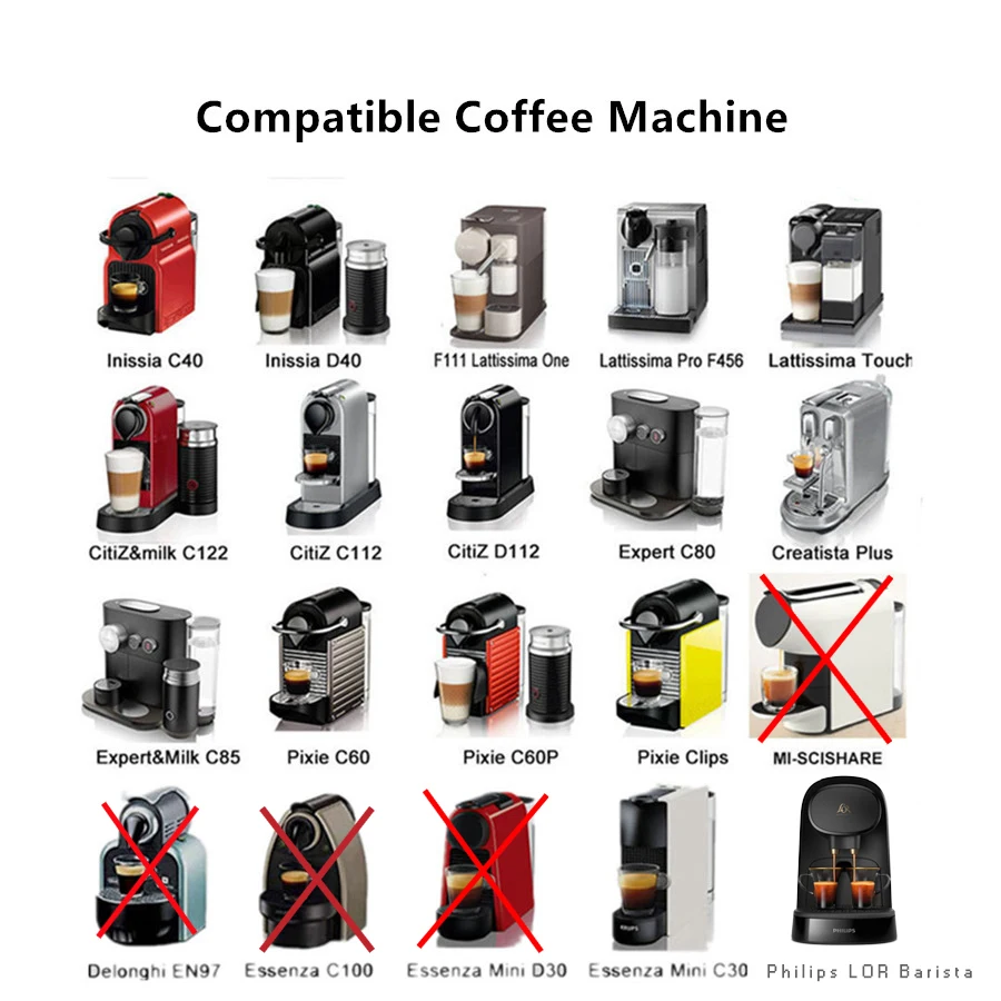 Reusable Easily Cleaning Stainless Steel / Metal Coffee Capsules Pods