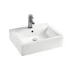 Foshan Bathroom Ceramic Wash Basin One Piece Wc Free Standing Floral Vessel Sink