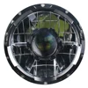 WUKMA Auto led Newest brighter 7" Round Led Projector Headlight Laser headlamp with DRL Fit for Jeep O-ff Road SUV ATU UTV