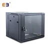 Steel Material Double Section Wall Mount 9U Data Network Rack