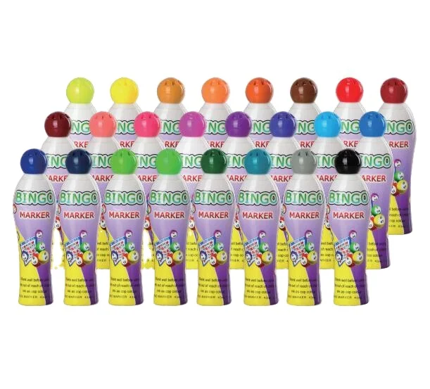 Dauber Marker Pen,43ml Bingo Dabbers With Colored Safe Inks Eco