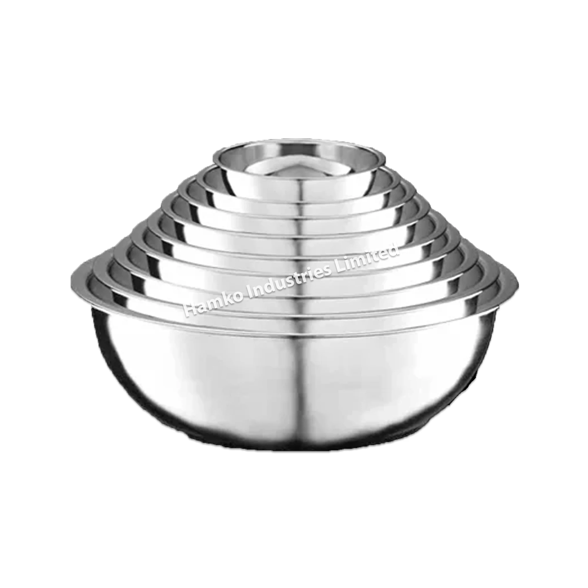 Multiple Sizes New Design Custom Round Deep Shape Mixing Classic Bowl