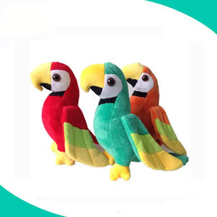 cuddly parrot toy