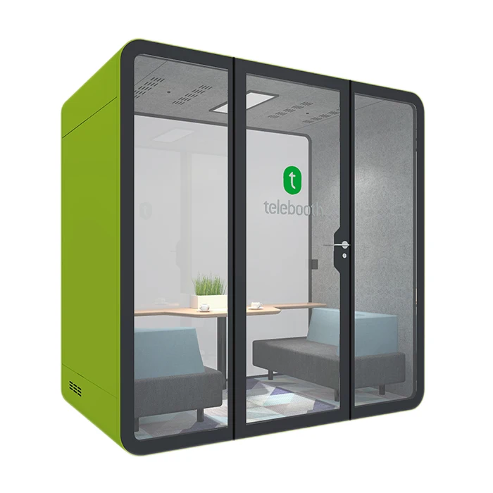 Soundproof Office Pod Meeting Room Soundproof Telephone Booth Chatting ...