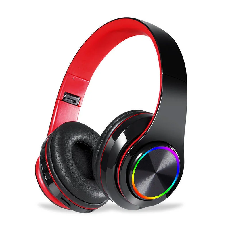New B39 Portable Wireless Headphones Stereo Foldable Music Headset Support SD Card Deep Bass Folding With Mic - ANKUX.COM