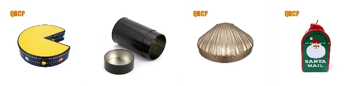 music carousel metal tin box for tea