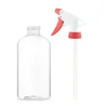 Free sample 500ml big size cheap PET fine mist trigger spray bottle for cleaning hair oil
