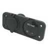 Free Example 12V Cigarette Lighter chaiging Socket + DC 6V-30V Voltmeter Combination