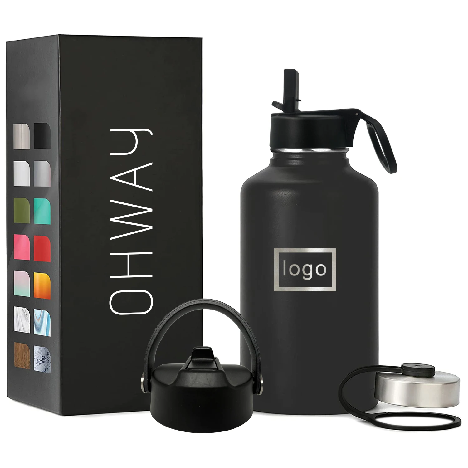 Hot Sell Stainless Steel 3 Liter Vacuum Business Flask Large Ss Portable  Water Bottle