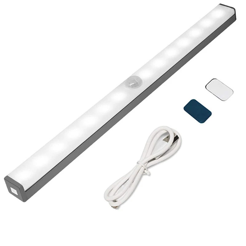 Smart Motion Sensor LED Night Light 14 LEDs 210mm Human body induction for home Bed Kitchen Cabinet Wardrobe Wall Lamp