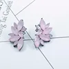 HHX002 European wind speed sells ebay popular explosion models jelly color flowers water drops exaggerated earrings jewelry