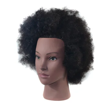 afro hair doll head