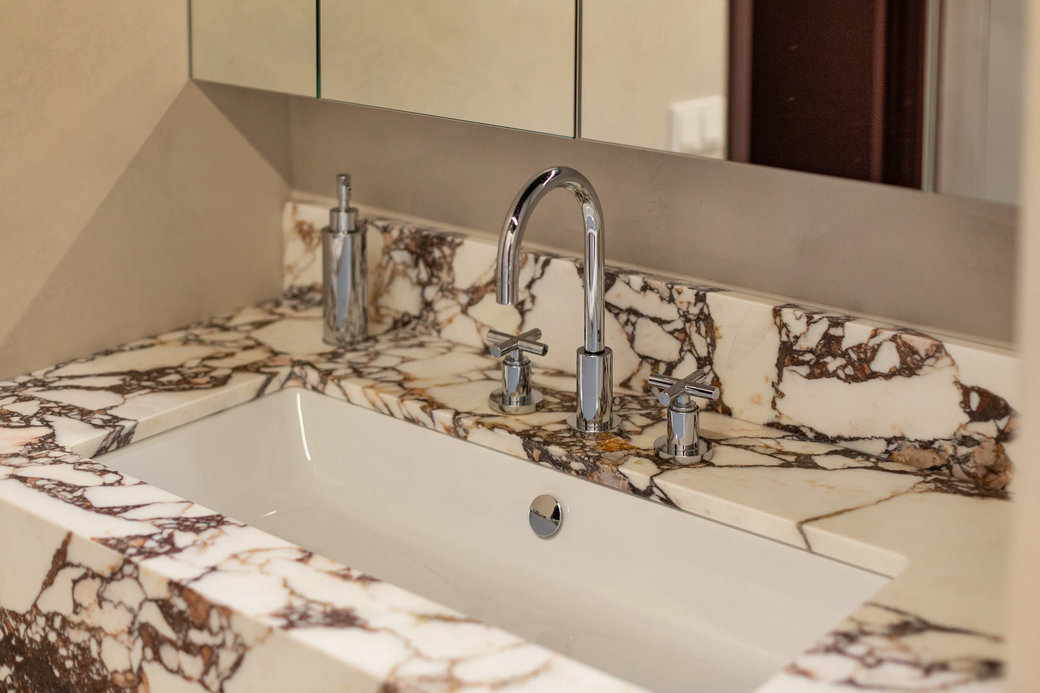 Italian Calacatta Viola Marble Decor Marble Sink Customized Home ...