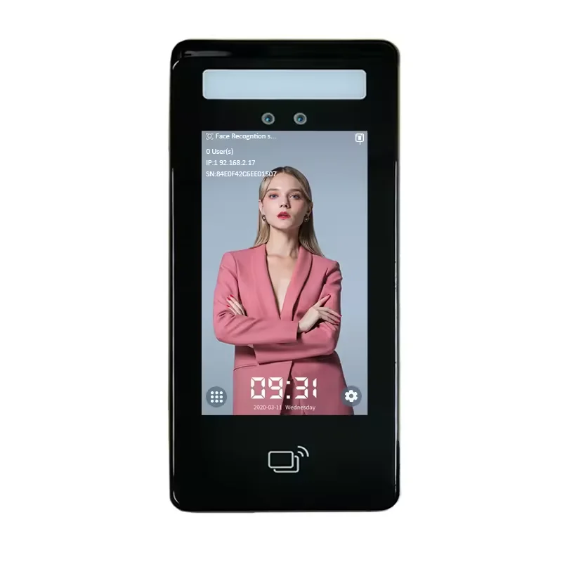 Uface5 RJ45 WiFi Cloud Face Recognition System for Attendance & Access ...